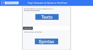 Plugin Generador de Spintax en WordPress